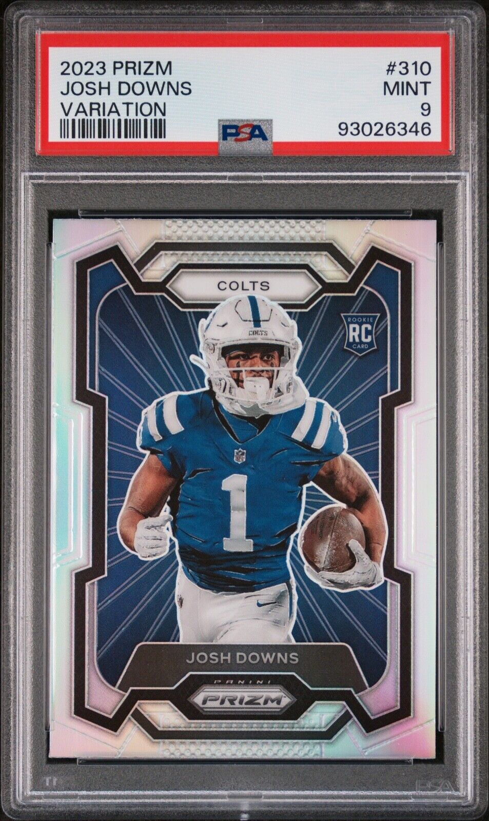 2023 PANINI PRIZM | VARIATION #310 JOSH DOWNS RC PSA 9