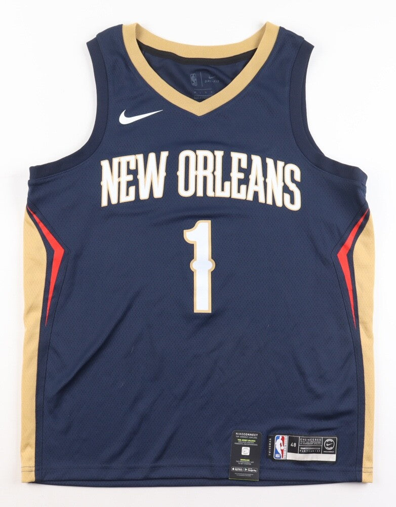 Zion Williamson New Orleans Pelicans Autographed Signed Nike Jersey PSA