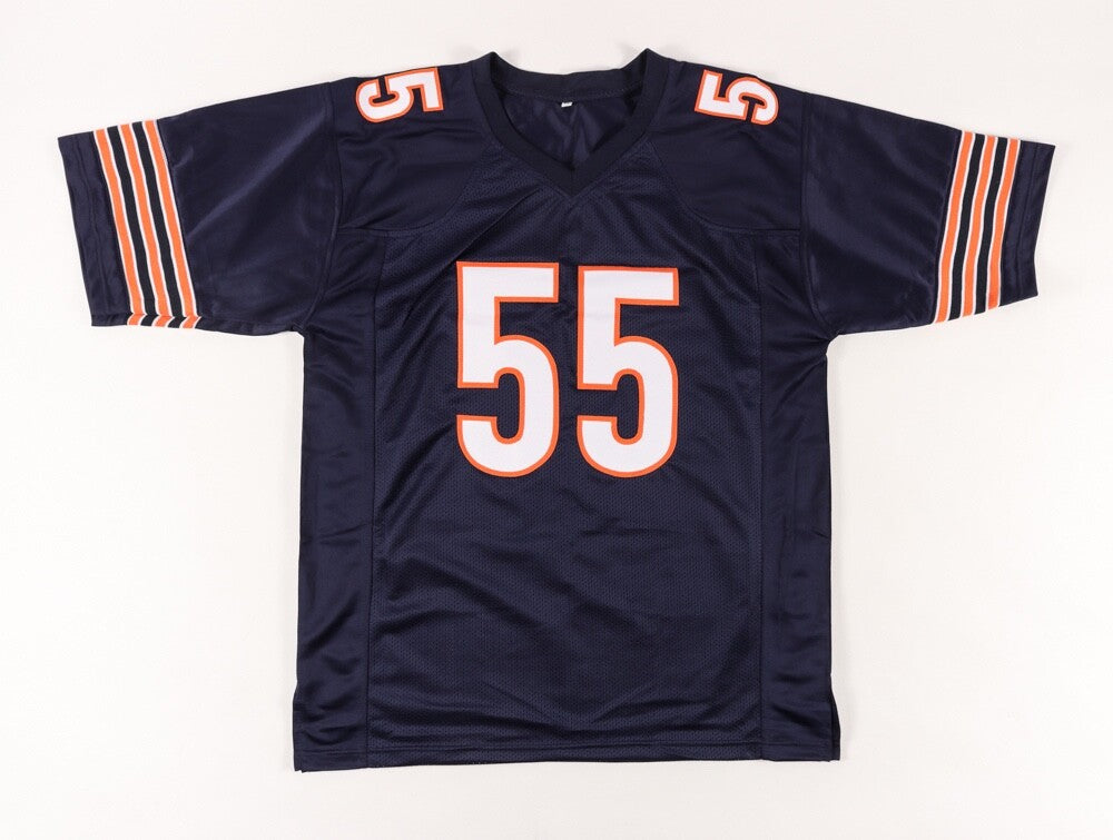 Lance Briggs Signed Custom Chicago Jersey - JSA