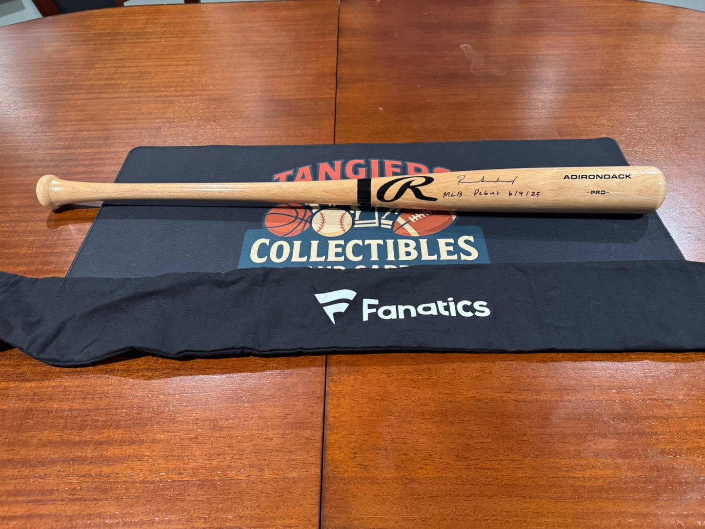 Roman Anthony Signed & Inscribed Bat – “MLB Debut 6/9/25” – Fanatics Authentic