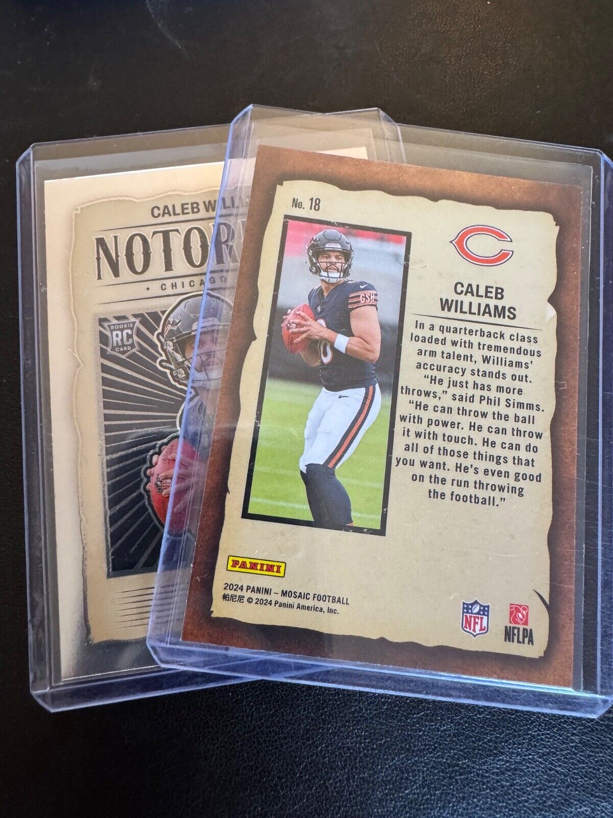 2024 Panini Mosaic - Notoriety #18 Caleb Williams (RC) Rookie Chicago Bears