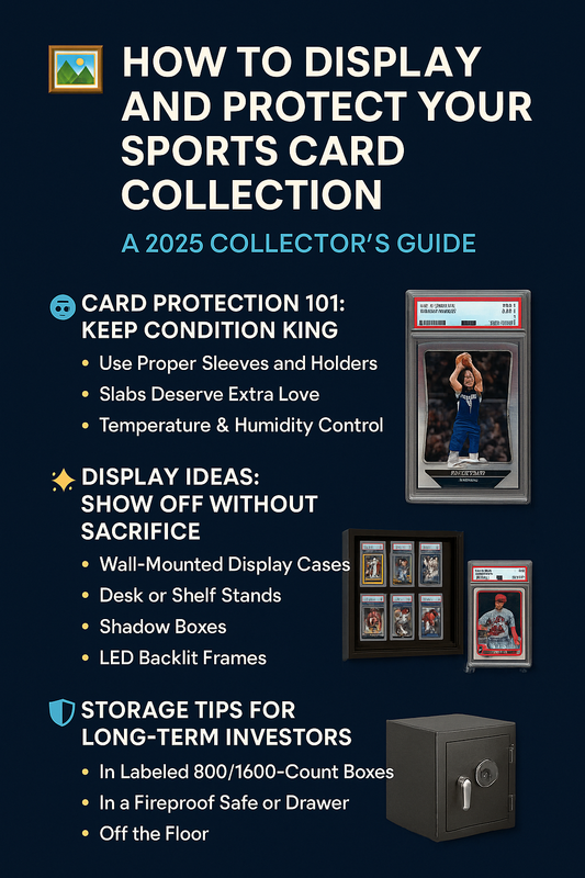 How to Display and Protect Your Sports Card Collection: A 2025 Collector's Guide