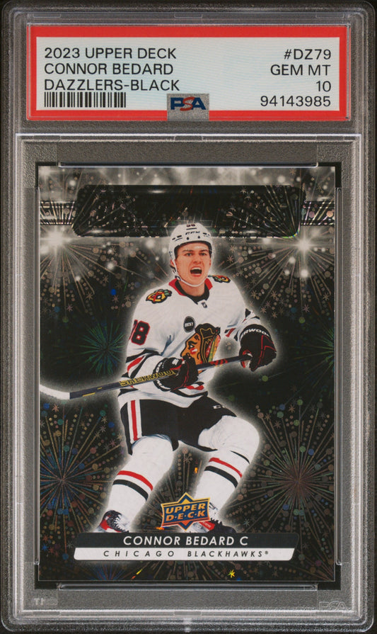 From the Tangiers Vault: The Only Known Complete PSA 10 Set of Connor Bedard 2023 Dazzlers Rookies