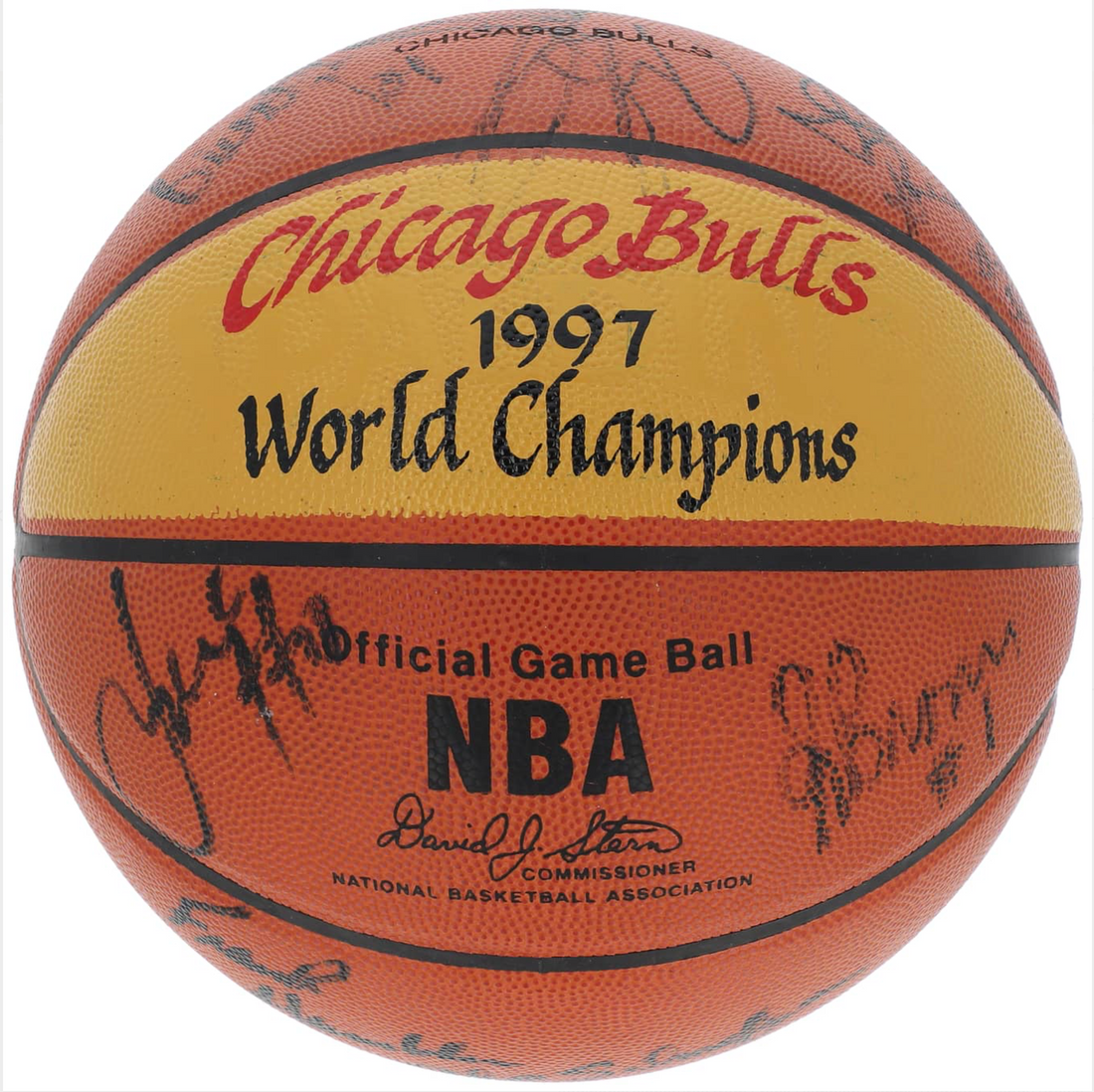 From the Tangiers Vault: Tex Winter’s Personally Owned, Team-Signed Bulls Championship Balls (1991–92 &amp; 1996–97)