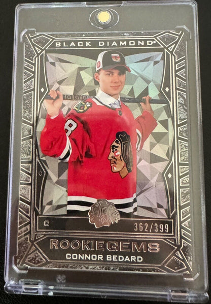 2023-24 Connor Bedard Black Diamonds Rookie Gems 362/399