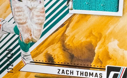 2024 Donruss Canton Kings Zach Thomas Jersey Patch 132/425!!! HOF