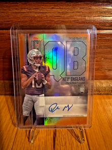 2025 Topps Signature Class Drake Maye RC Class Chrome Variation Autograph 03/50