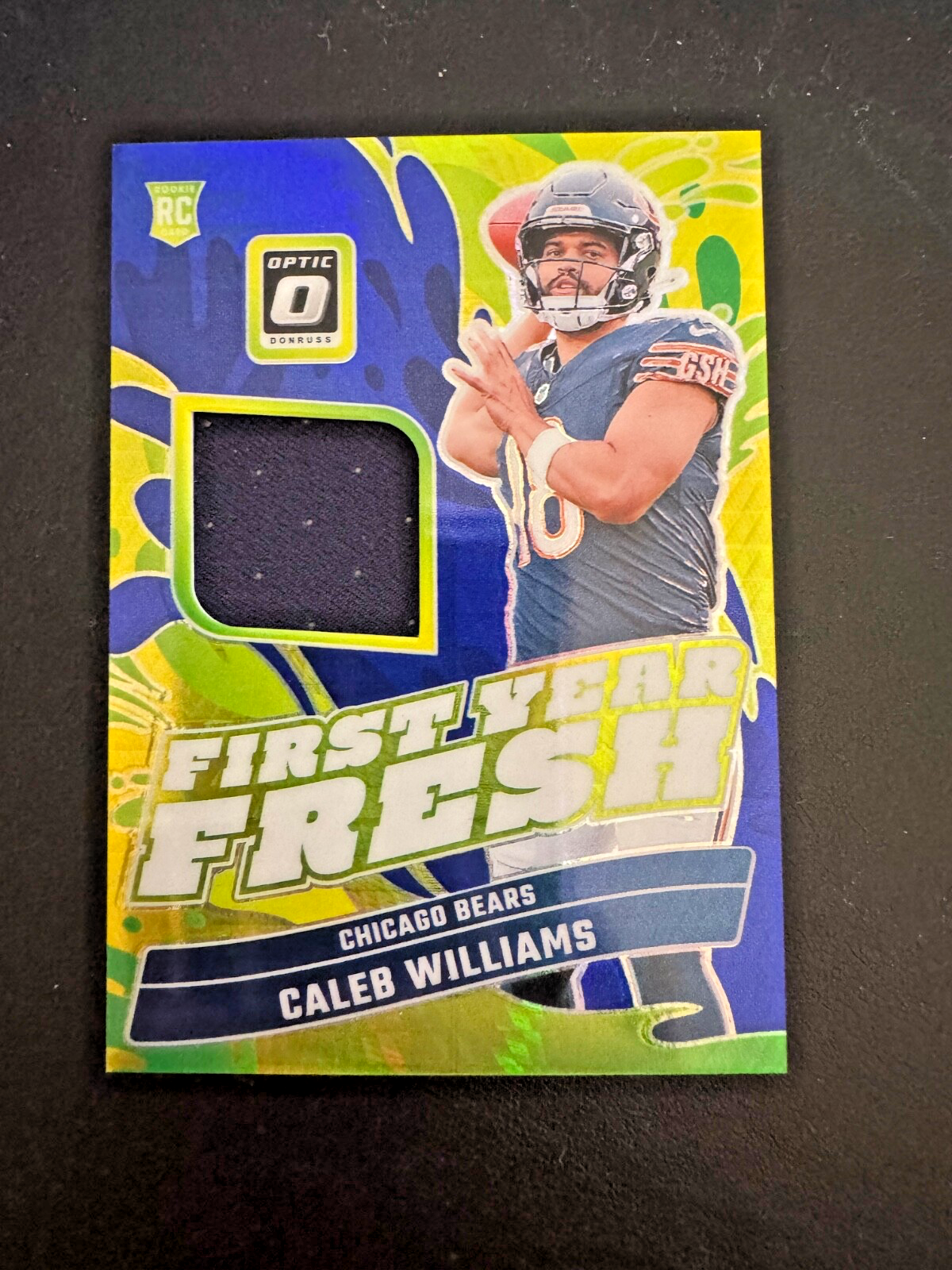 2024 Panini Donruss Optic - First Year Fresh Caleb Williams #FYF-CWS Rookie Card