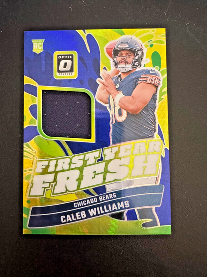 2024 Panini Donruss Optic - First Year Fresh Caleb Williams #FYF-CWS Rookie Card