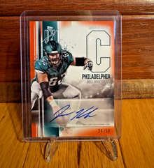 2025 Topps Signature Class Jason Kelce Veteran Auto Variation 26/50 Eagles VCA