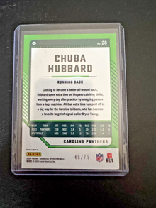 2024 Optic Chuba Hubbard Orange Scope 45/79 Carolina Panthers