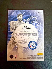 2021-22 Panini Illusions - King of Cards Joel Embiid #4 Embossed