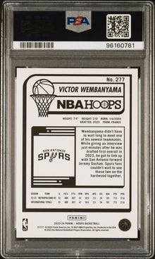 2023 Hoops Victor Wembanyama #277 Winter RC PSA 10 Gem Mint