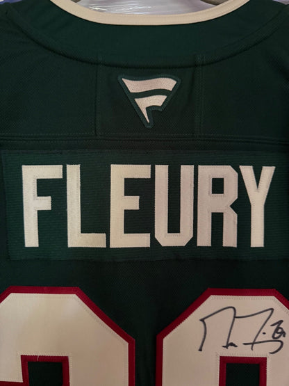 Marc-André Fleury Final NHL Game Signed & Inscribed Jersey – “Flower” – 4/10/25