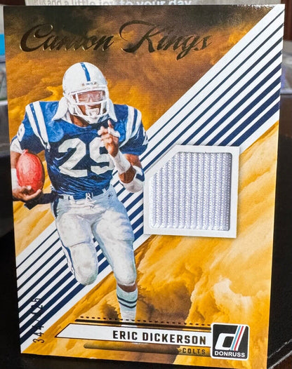 2024 Donruss Canton Kings Eric Dickerson Jersey Patch 344/425!!! HOF