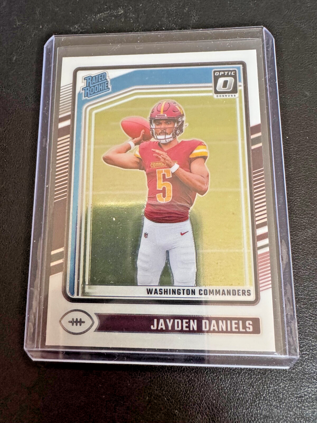 2024 Panini Donruss Optic Jayden Daniels Rated Rookie #248 Washington Commanders