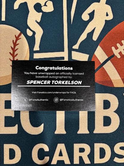 Spencer Torkelson Fanatics Under Wraps Singed Ball w/ COA