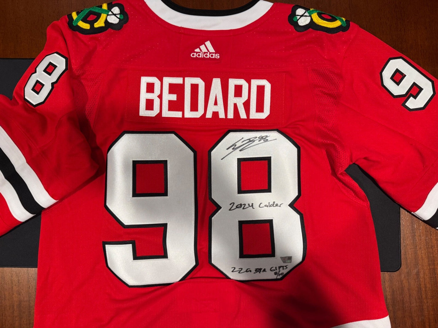Connor Bedard Signed & Inscribed Rookie Jersey – Limited Edition  8/10 Fanatics