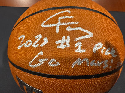 Cooper Flagg Signed Official Game Ball “2025 #1 Pick” / “Go Mavs!” Fanatics /25