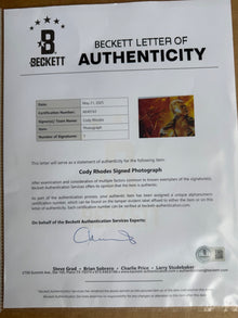 Cody Rhodes "The American Nightmare" Signed, Framed Print LE (#90/150) - 19 x 25