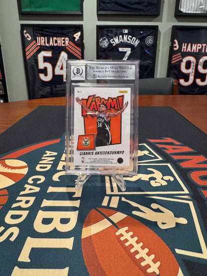 Giannis Antetokounmpo Autographed 2022 Crown Royale Kaboom! – Beckett Auto 10