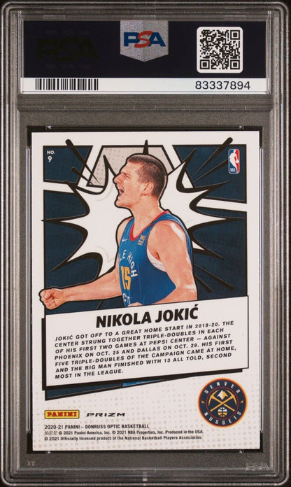 2020 Optic Nikola Jokic My House! Holo PSA 10