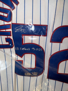 Pete Crow-Armstrong Signed Chicago Cubs Jersey #52 Rookie MLB Debut Inscribed