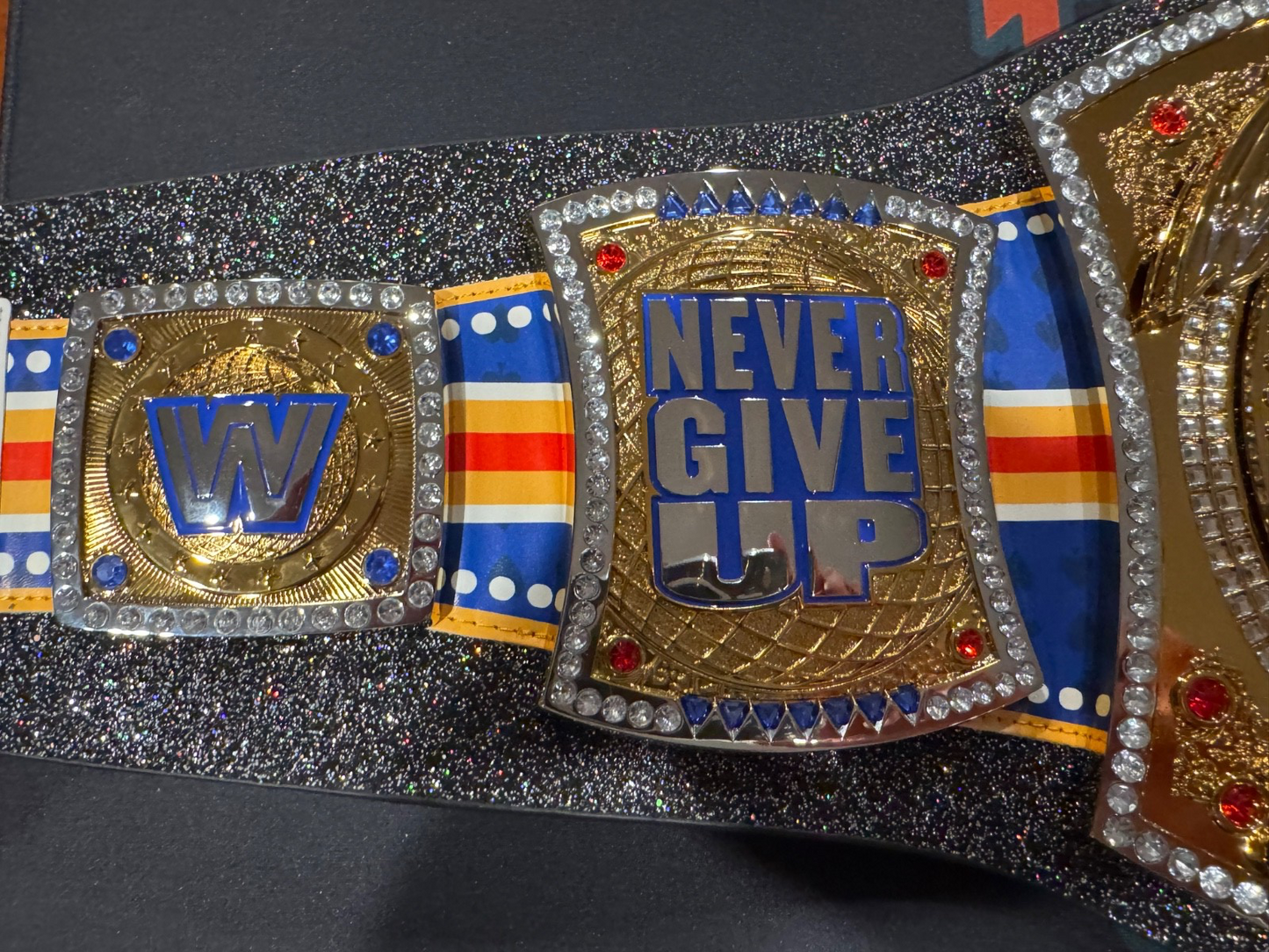 John Cena WWE Signed Farewell Wrestlemania Championship Belt Fanatics Auto /25