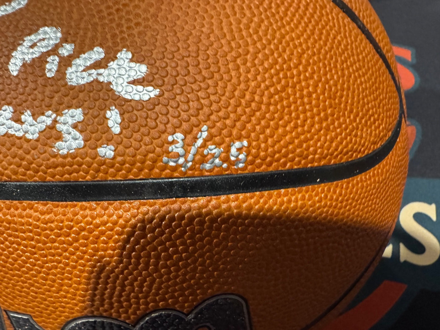 Cooper Flagg Signed Official Game Ball “2025 #1 Pick” / “Go Mavs!” Fanatics /25