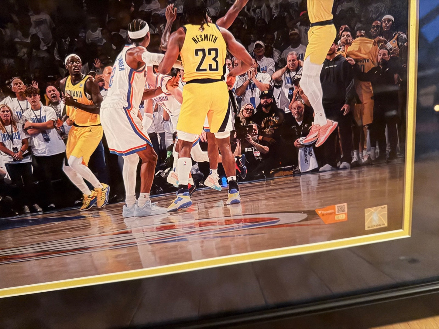 Tyrese Haliburton Signed 16x20 Framed Photo LE/25 “Game 1 GW” Fanatics COA