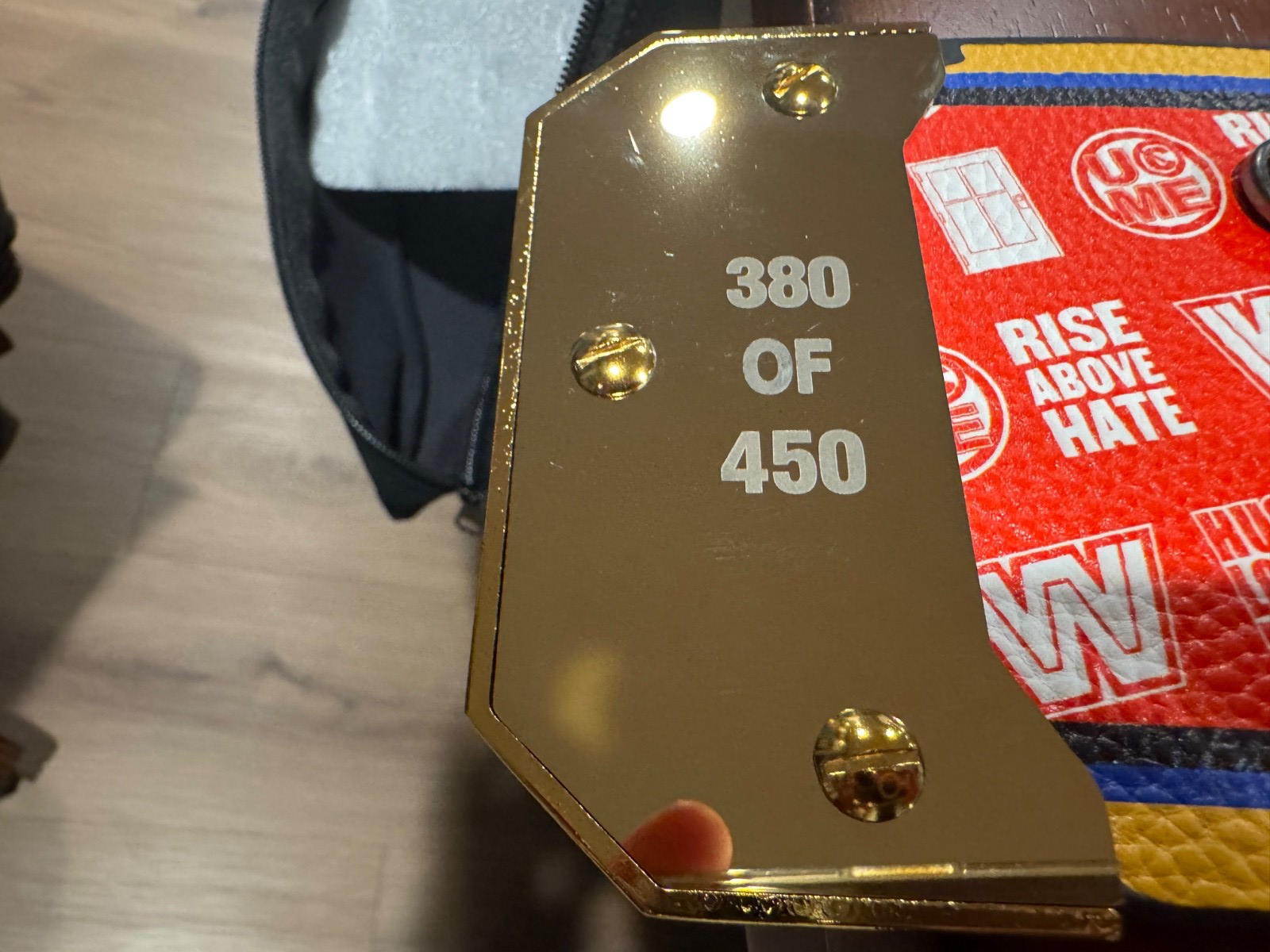 John Cena WWE Signed Farewell Wrestlemania Championship Belt Fanatics Auto /25