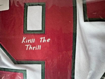 Kirill Kaprizov Signed & Inscribed Wild Jersey Limited to 10 Fanatics Authentic