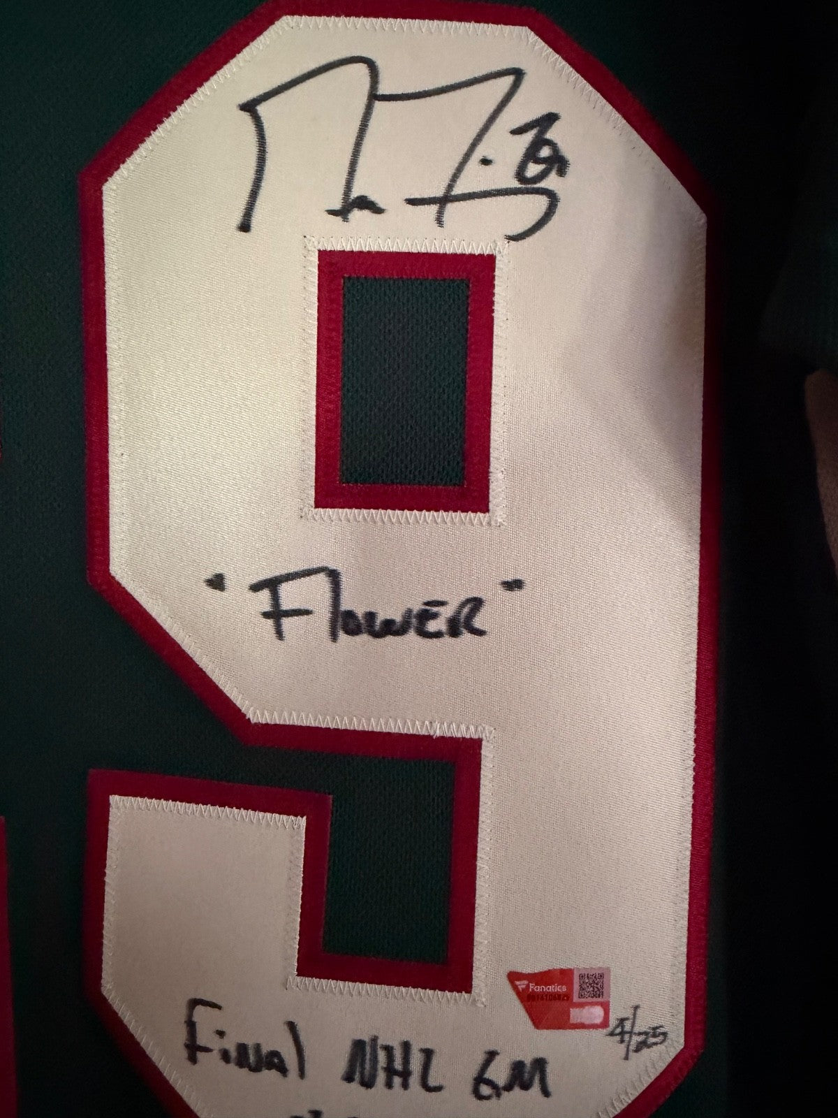 Marc-André Fleury Final NHL Game Signed & Inscribed Jersey – “Flower” – 4/10/25