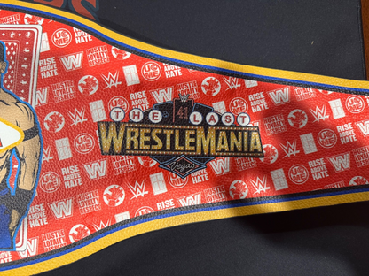 John Cena WWE Signed Farewell Wrestlemania Championship Belt Fanatics Auto /25