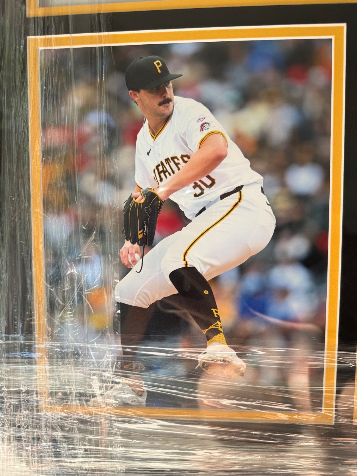 Paul Skenes Signed & Multi-Inscribed Authentic Framed Pirates Jersey Fanatics/25