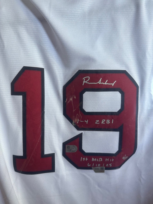 Roman Anthony Signed Debut Jersey – Inscribed and Limited to 10 - Boston Red Sox
