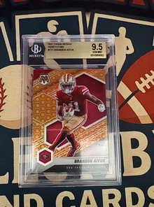 2021 Panini Mosaic Brandon Aiyuk Honeycomb #177 Francisco 49ers BGS 9.5 LOW POP