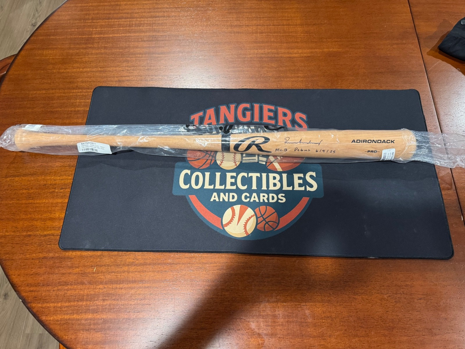 Roman Anthony Signed & Inscribed Bat – “MLB Debut 6/9/25” – Fanatics Authentic