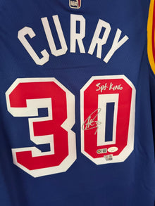 Steph Curry '3PT King' Signed and Inscribed Nike Jersey Triple Authenticated