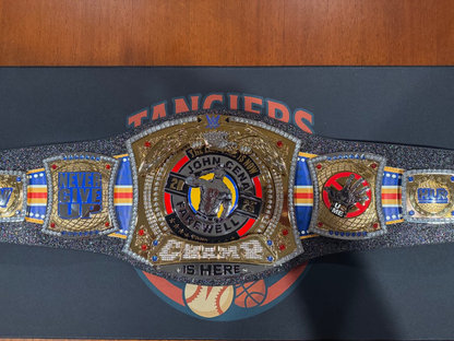 John Cena WWE Signed Farewell Wrestlemania Championship Belt Fanatics Auto /25