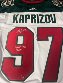 Kirill Kaprizov Signed & Inscribed Wild Jersey Limited to 10 Fanatics Authentic