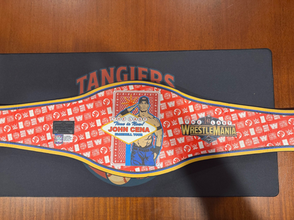 John Cena WWE Signed Farewell Wrestlemania Championship Belt Fanatics Auto /25