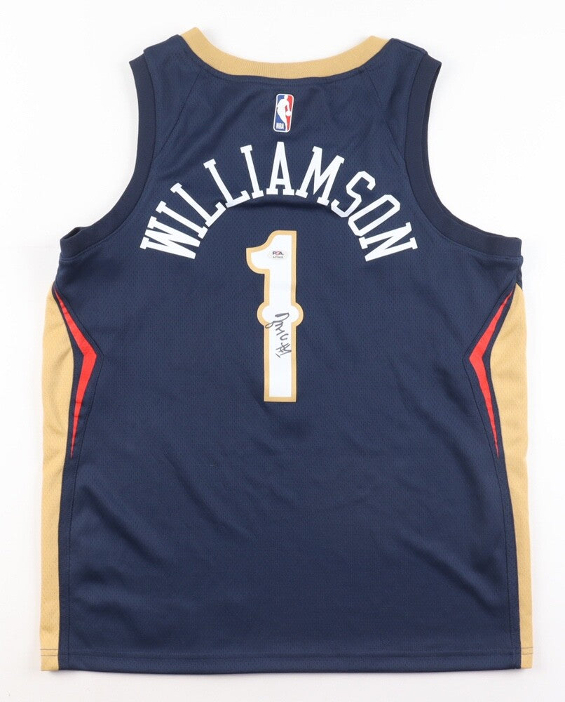 Zion Williamson New Orleans Pelicans Autographed Signed Nike Jersey PSA