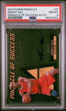 2013 GRANT HILL PANINI PINNACLE PINNACLE OF SUCCESS AUTOGRAPHS 24/99 PSA 8