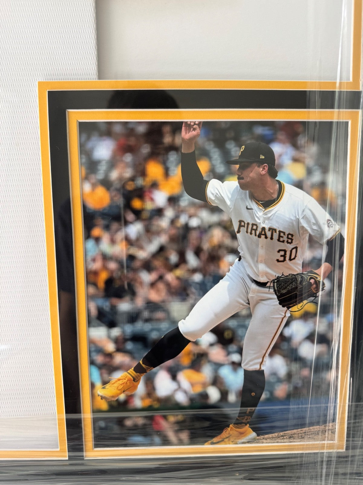 Paul Skenes Signed & Multi-Inscribed Authentic Framed Pirates Jersey Fanatics/25