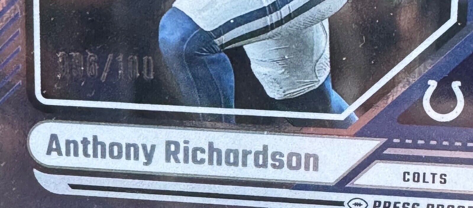 2024 Donruss Anthony Richardson Press Proof Silver 96/100