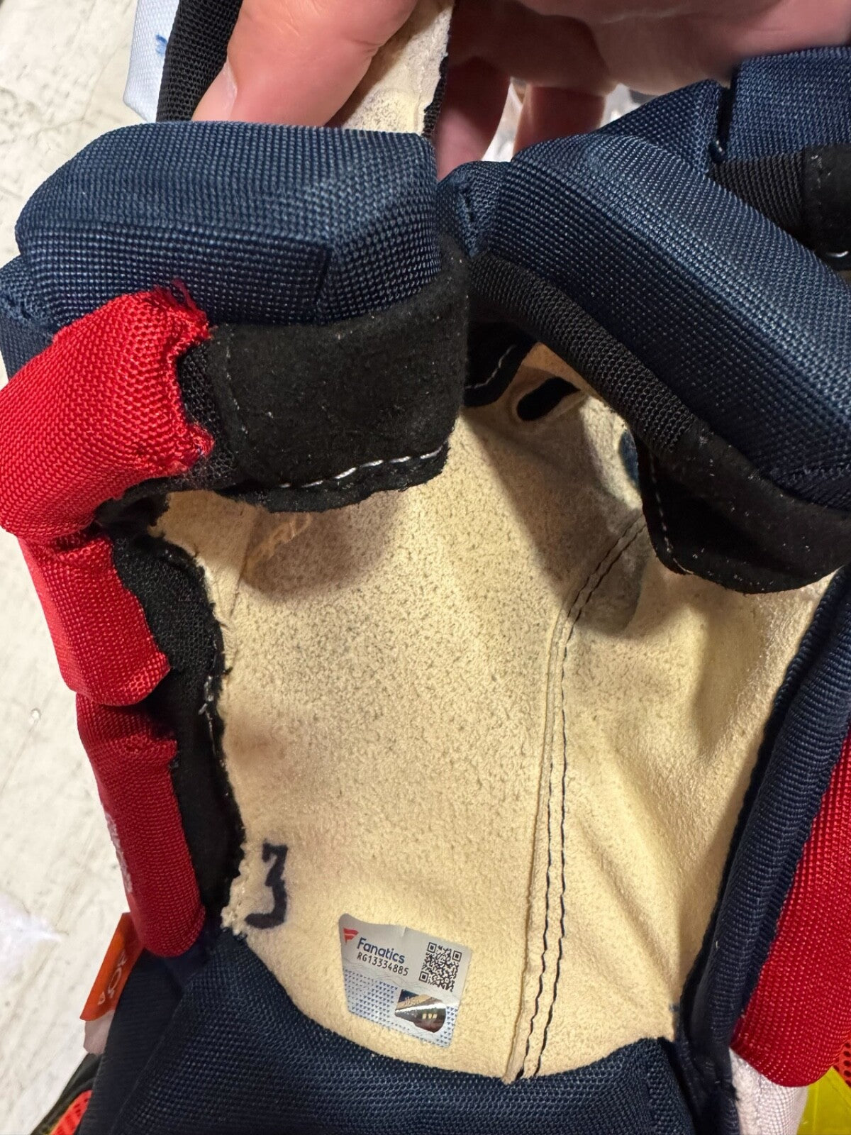 Alex Ovechkin GR8  Game Worn CCM Gloves Signed Fanatics Player Authenticated