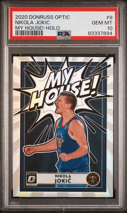2020 Optic Nikola Jokic My House! Holo PSA 10