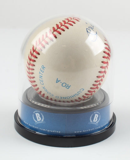 Mickey Mantle / Willie Mays / Duke Snider Signed OAL Baseball BGS Encapsulated