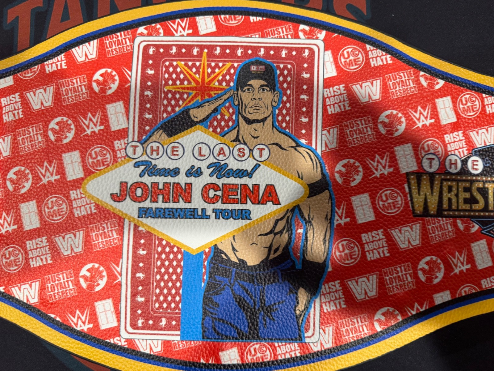 John Cena WWE Signed Farewell Wrestlemania Championship Belt Fanatics Auto /25